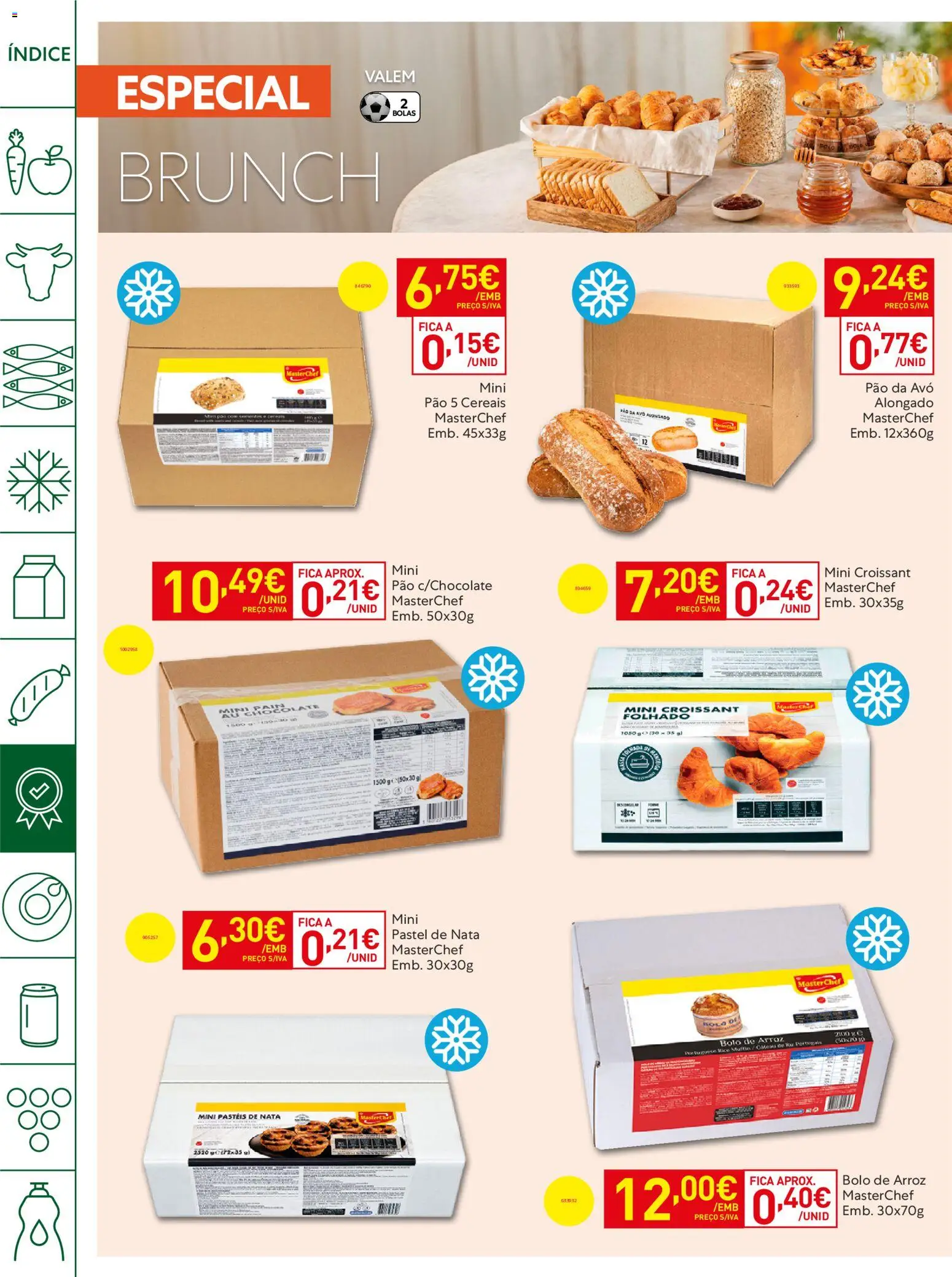Recheio Horeca Madeira │ válido de 05.05.2026 | Página: 20 | Produtos: Bolo, Pão, Arroz, Nata