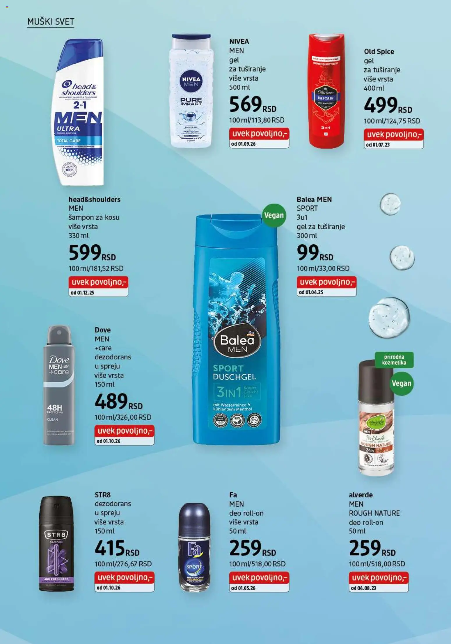 DM Drogerie katalog - važi od 01.11.2026 | Strana: 26 | Proizvode: Nivea, Šampon, Gel za tuširanje, Dezodorans