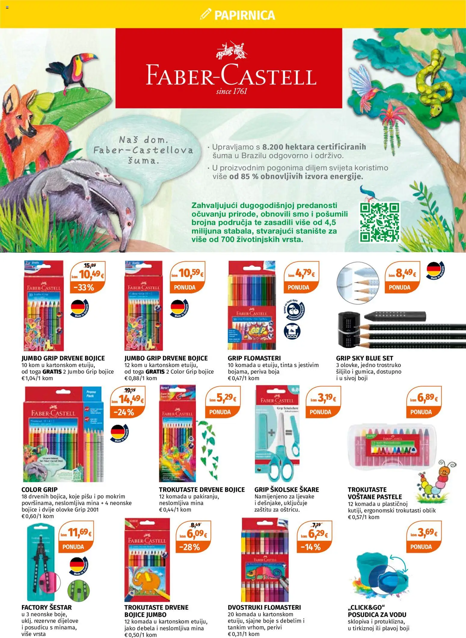 Müller katalog | vrijedi od 27.07.2026 | Stranica: 4 | Proizvodi: Šestar, Šiljilo, Škare, Drvene bojice