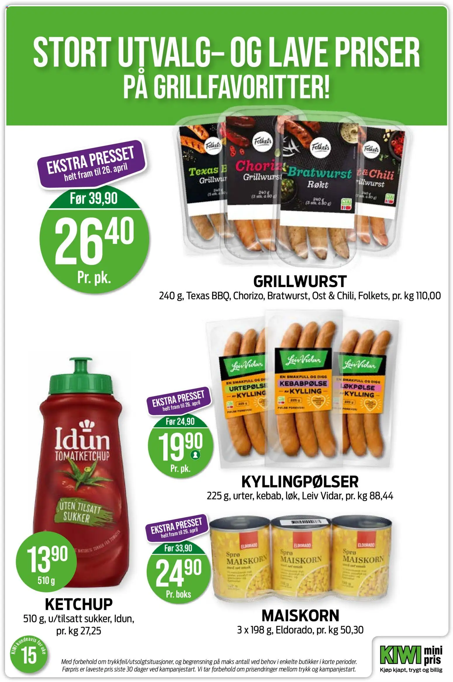 {H1} | Side: 4 | Produkter: Desk, Kiwi, Sukker, Boks