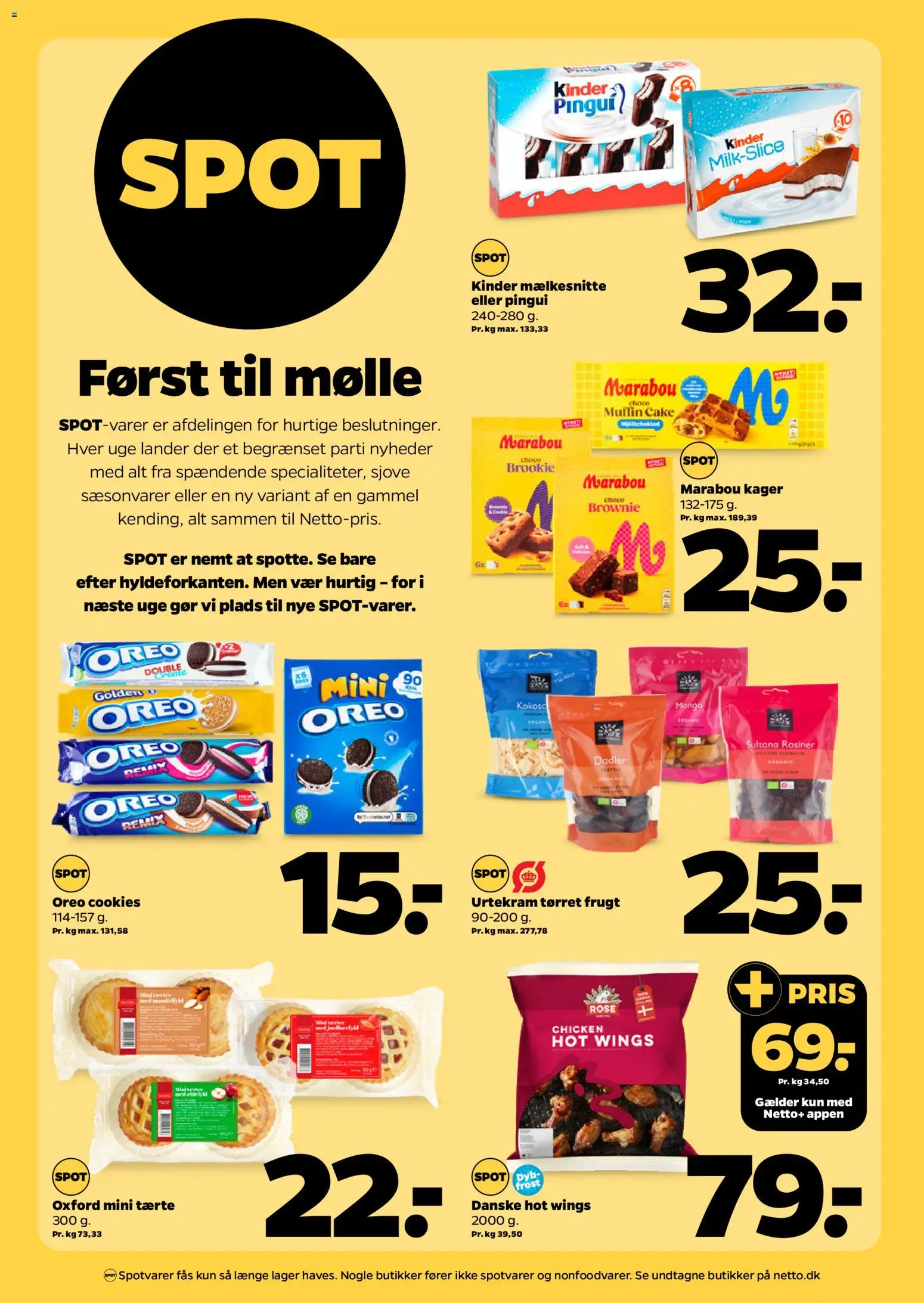 Netto tilbudsavis – gyldig fra 01/08/2026 | Side: 16 | Produkter: Cookies, Rosiner, Kager, Oreo