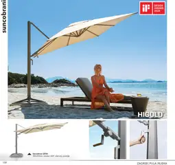 Vrtni namještaj 2026 Harvey Norman - Pregled kataloga iz trgovine Harvey Norman, vrijedi od 07.04.2026 | Stranica: 158 | Proizvodi: Suncobran