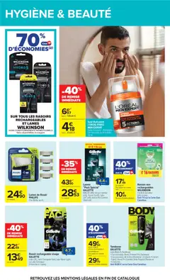 Carrefour - Prévisualisation de Carrefour Produits laitiers & végétaux valide à partir de 11/08/2026 | Page: 50 | Produits: Rasoir, Tondeuse, Hygiène, Ribs