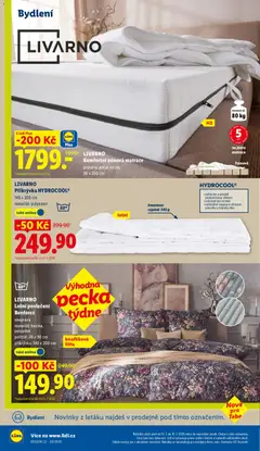 Náhled letáku LIVARNO Komfortní pěnová matrace, matrace s pratelným potahem na zip 90 x 200 cm od 13.07.2026 | Strana: 32 | Produkty: Povlečení, Ložní povlečení, Matrace, Přikrývka