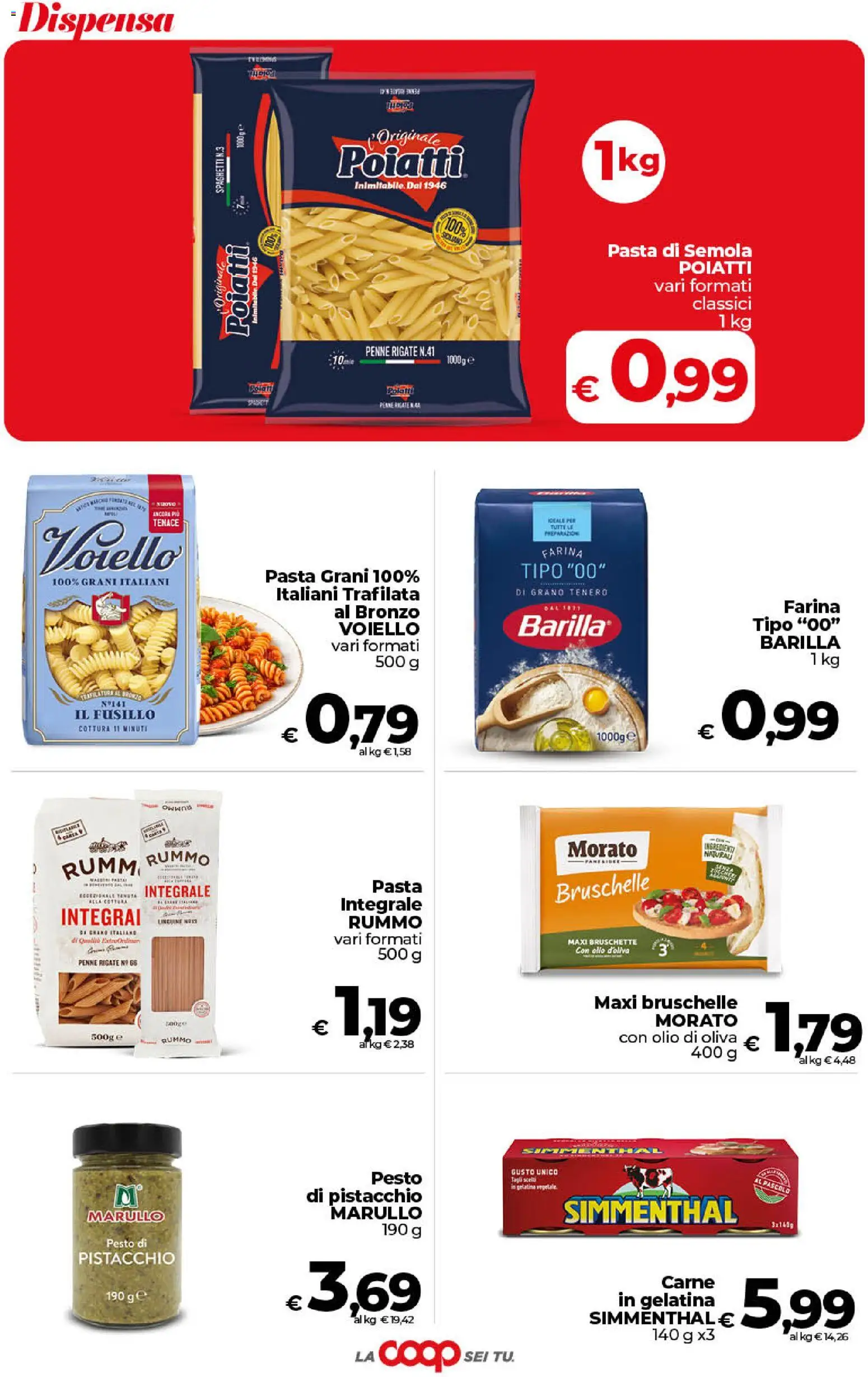 Volantino COOP del 31/07/2026 | Pagina: 25 | Prodotti: Olio, Farina, Pasta, Penne