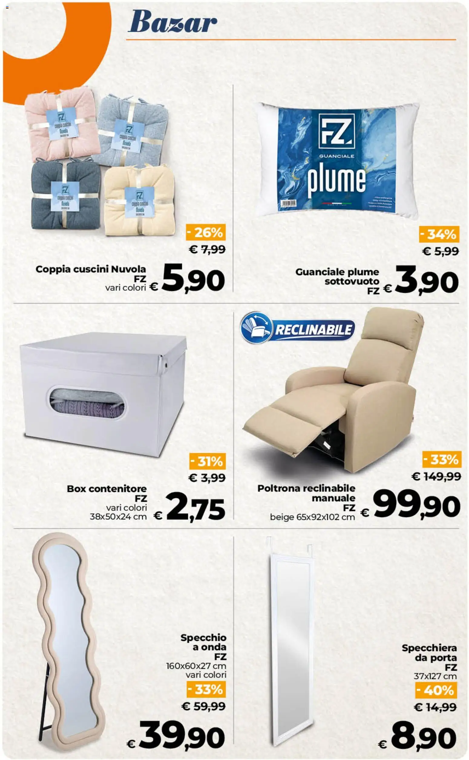 Volantino Ipercoop del 22/09/2026 | Pagina: 54 | Prodotti: Porta, Contenitore, Poltrona, Specchio