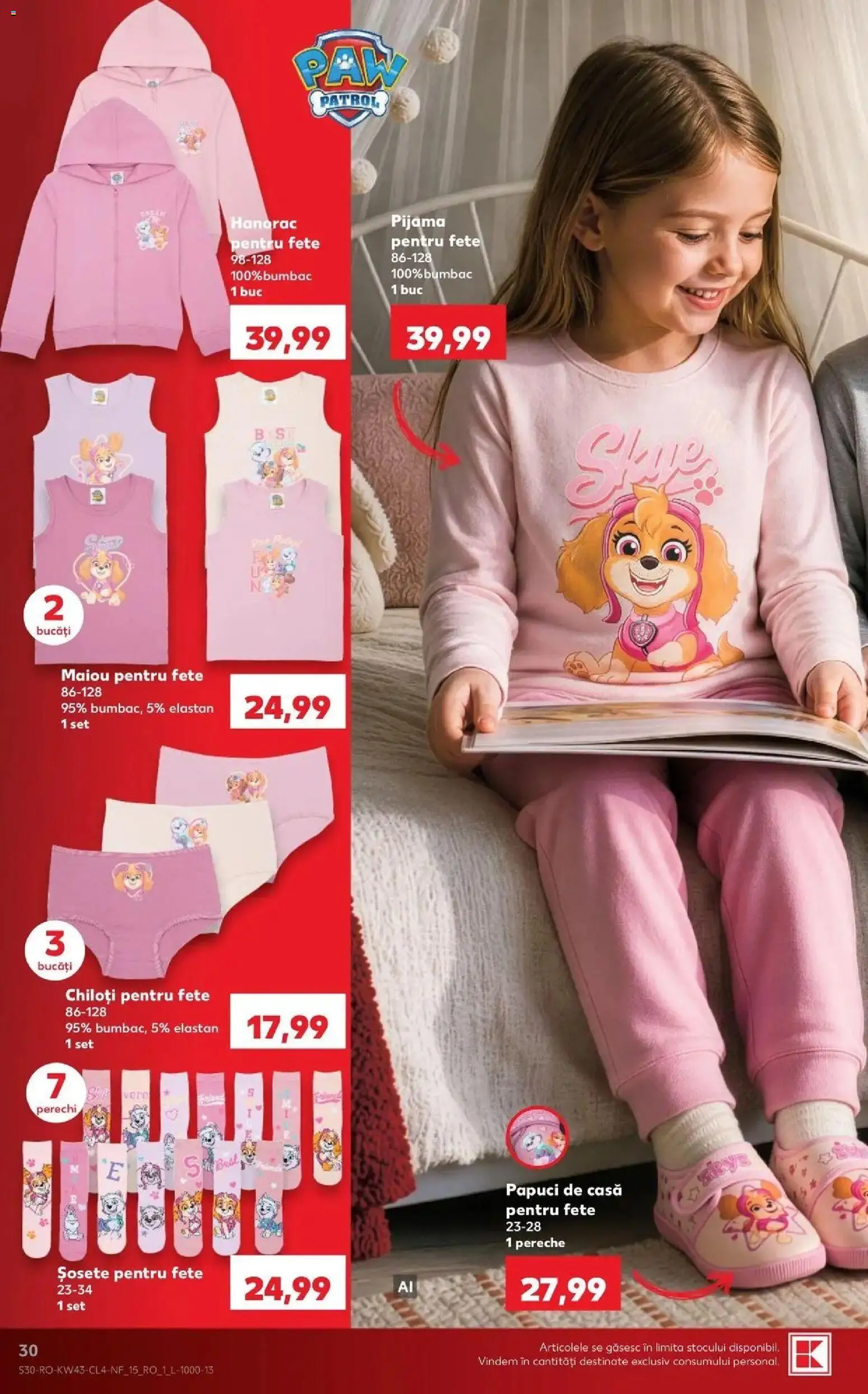 Kaufland Craiova 21.10.2026 - Revista si Oferta | Pagină: 30 | Produse: Papuci de casă, Șosete, Hanorac, Papuci