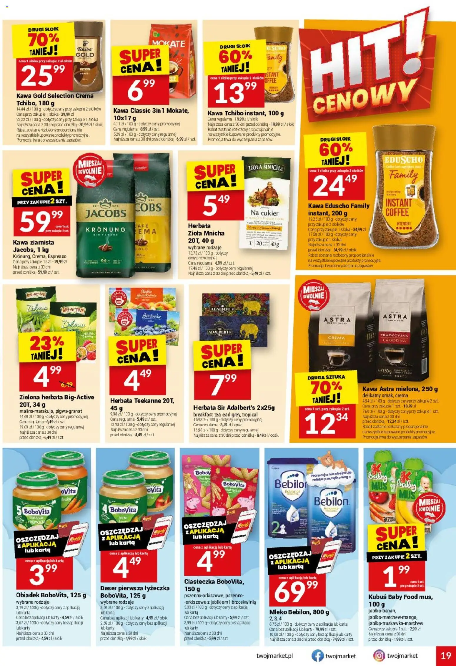 Twój Market gazetka od 01.07.2026 | Strona: 19 | Produkty: Karta, Tchibo, Kawa, Herbata