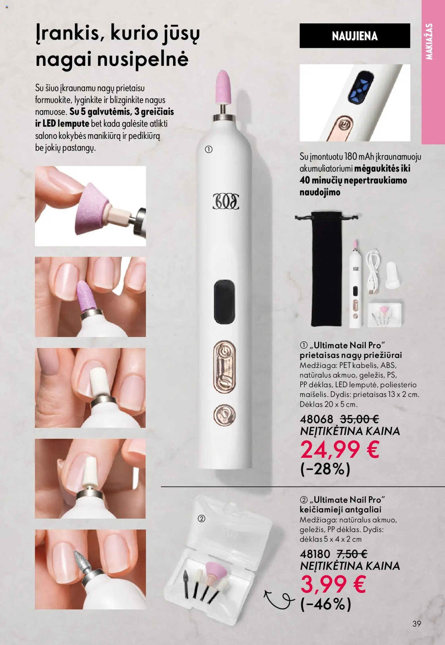 Oriflame akcijos nuo 22.04.2026 | Puslapis: 39