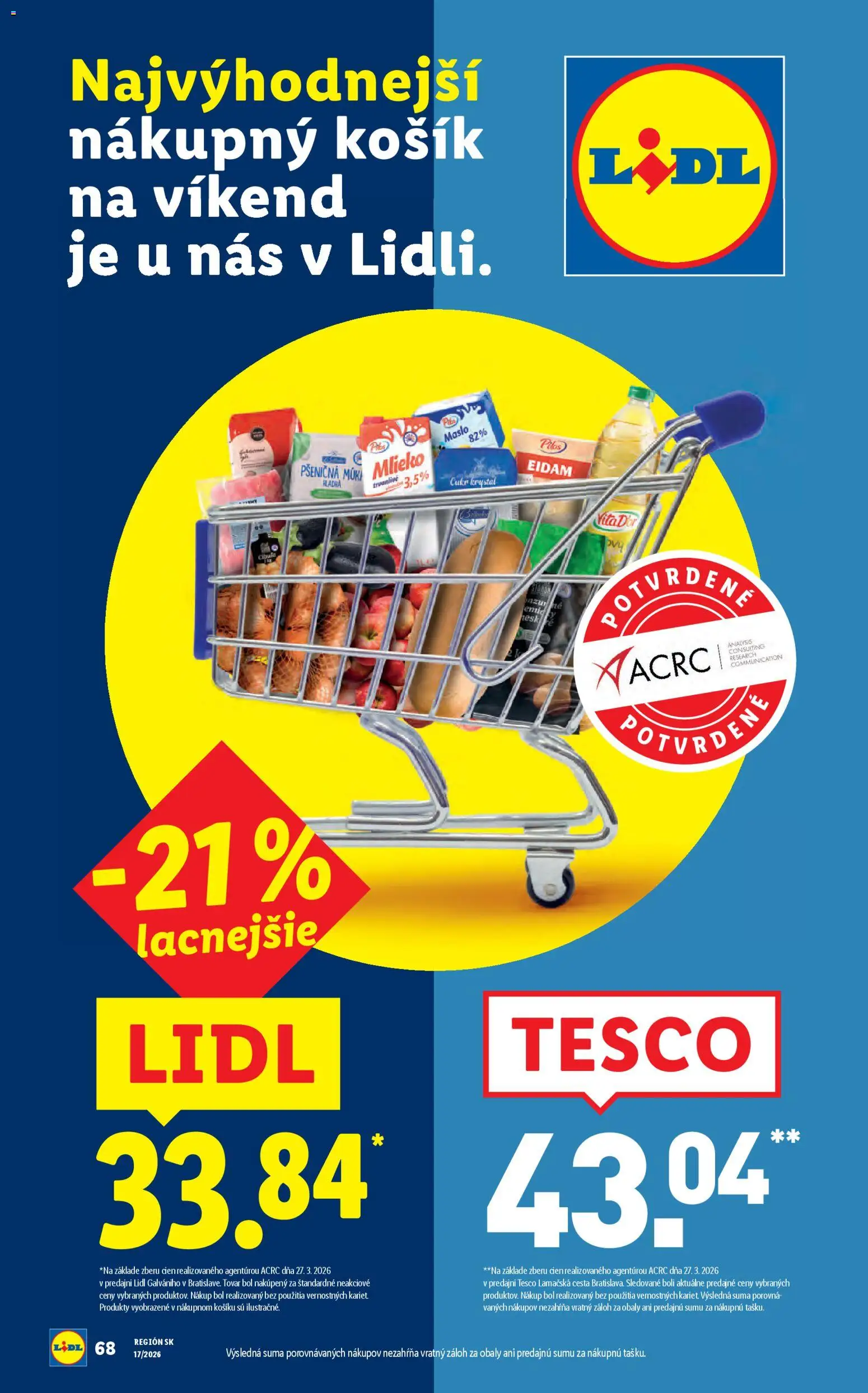 Nové Lidl akcie – leták je platný od 20.04.2026 | Strana: 93 | Produkty: Maslo, Mlieko, Pšeničná múka, Múka