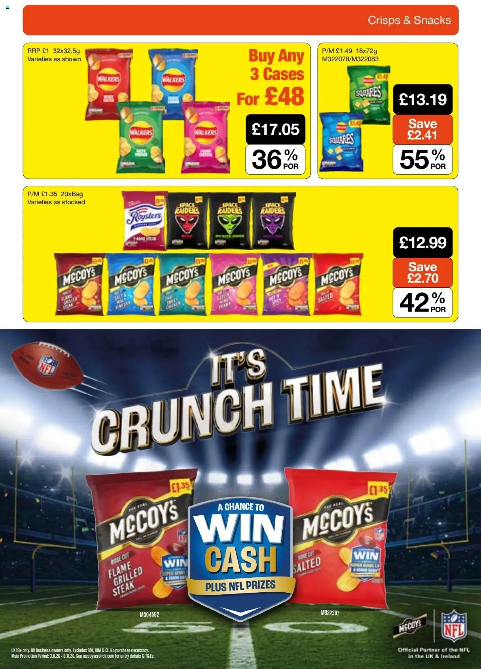 {H1} | Page: 7 | Products: Steak, Crisps, Snacks