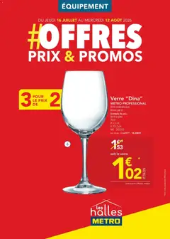 METRO - Prévisualisation de METRO - Offres Prix & Promos Equipement valide à partir de 16/07/2026