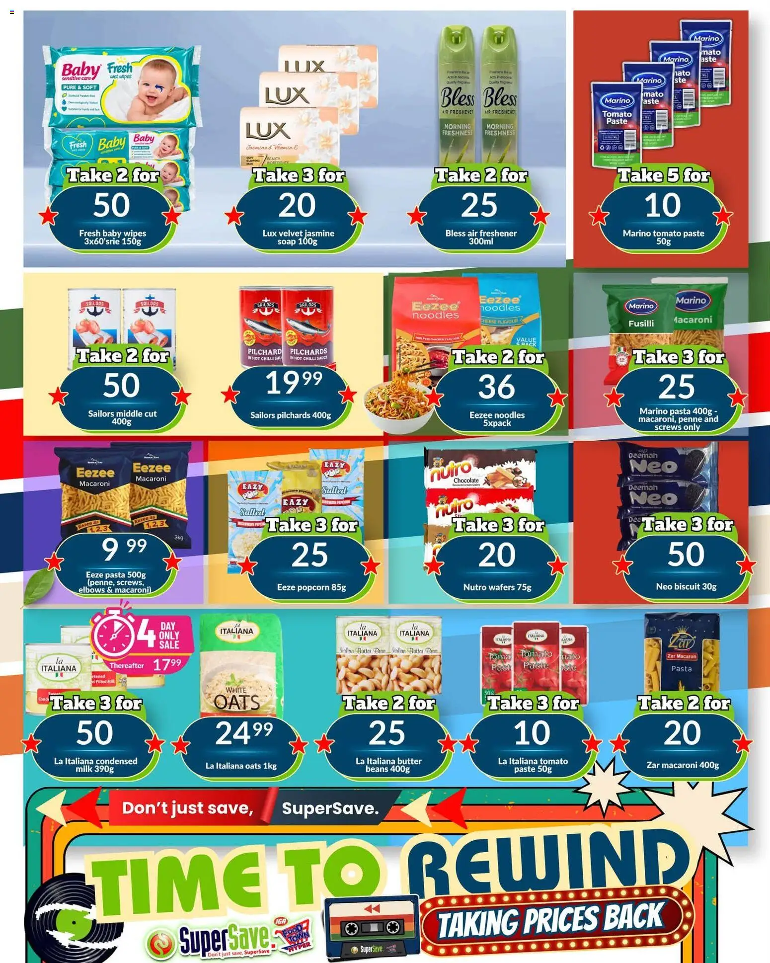 New Super Save catalogue – valid from 24/09/2026 | Page: 45 | Products: Pilchards, Butter, Oats, Soap