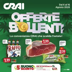 Anteprima del volantino CRAI volantino Offerte bollenti valido a partire dal 06/08/2026
