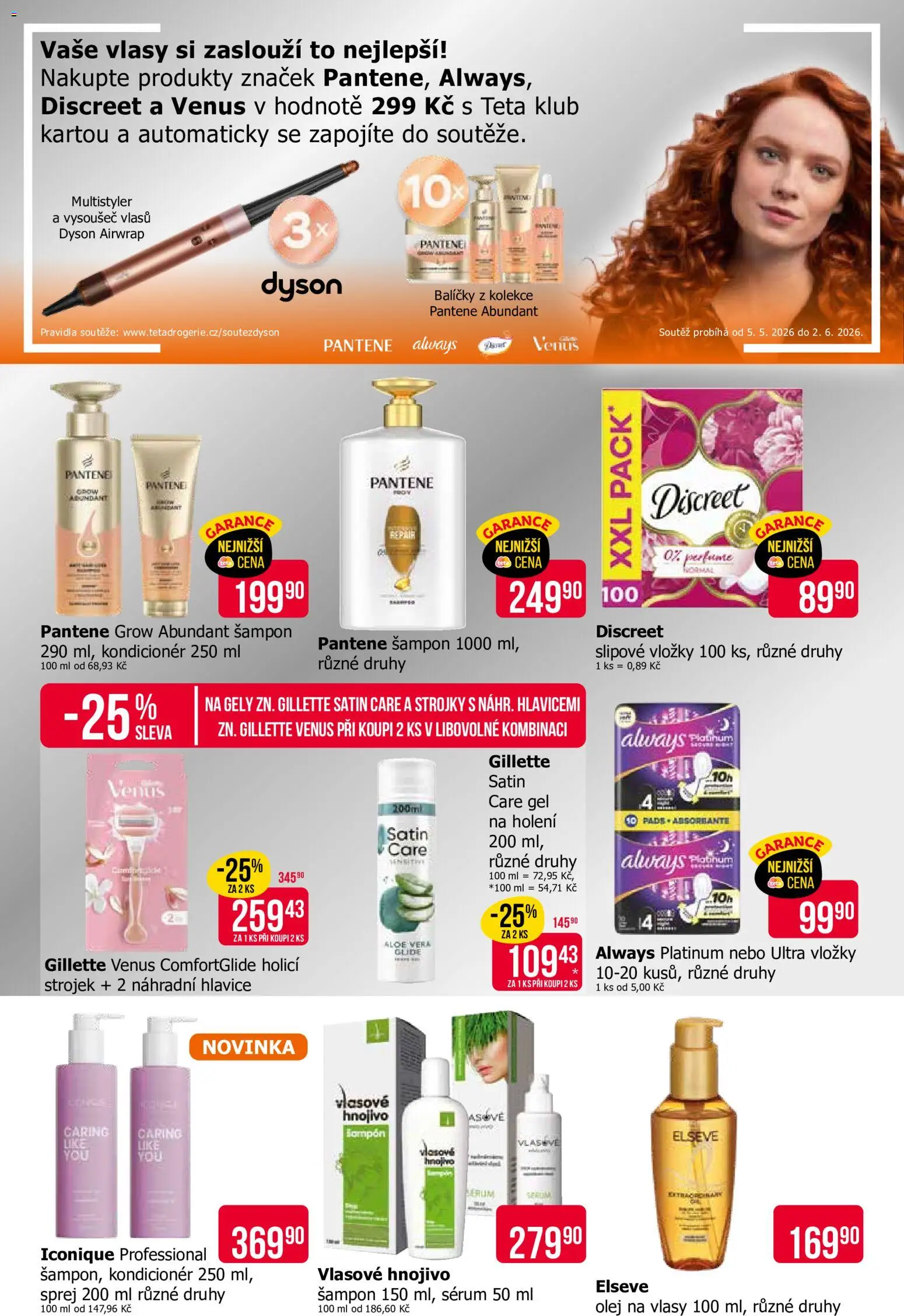 TETA Drogerie leták od 06.05.2026 | Strana: 7 | Produkty: Olej, Šampon, Kondicionér, Olej na vlasy