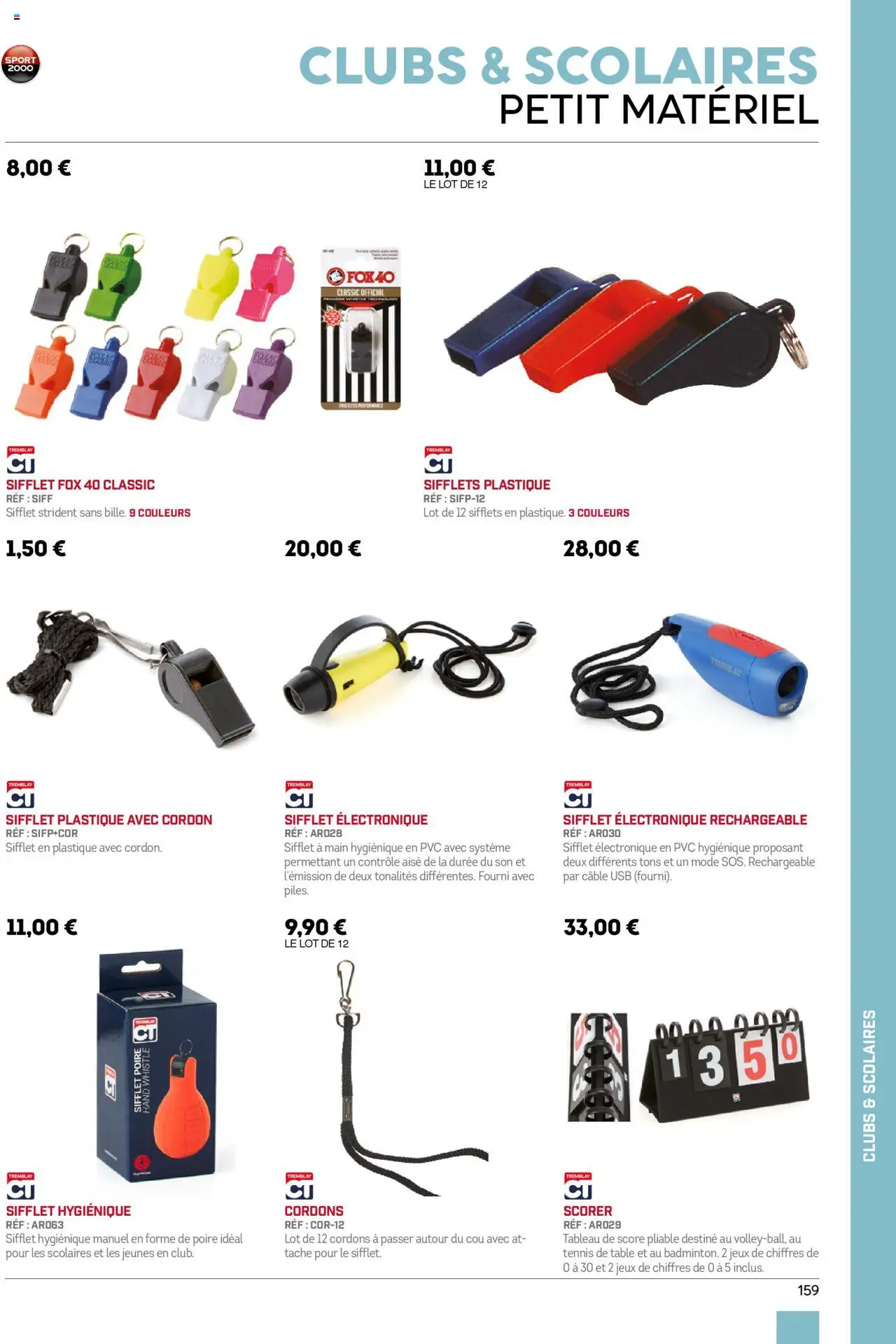 {H1} | Page: 159 | Produits: Câble, Poire, Table, Jeux