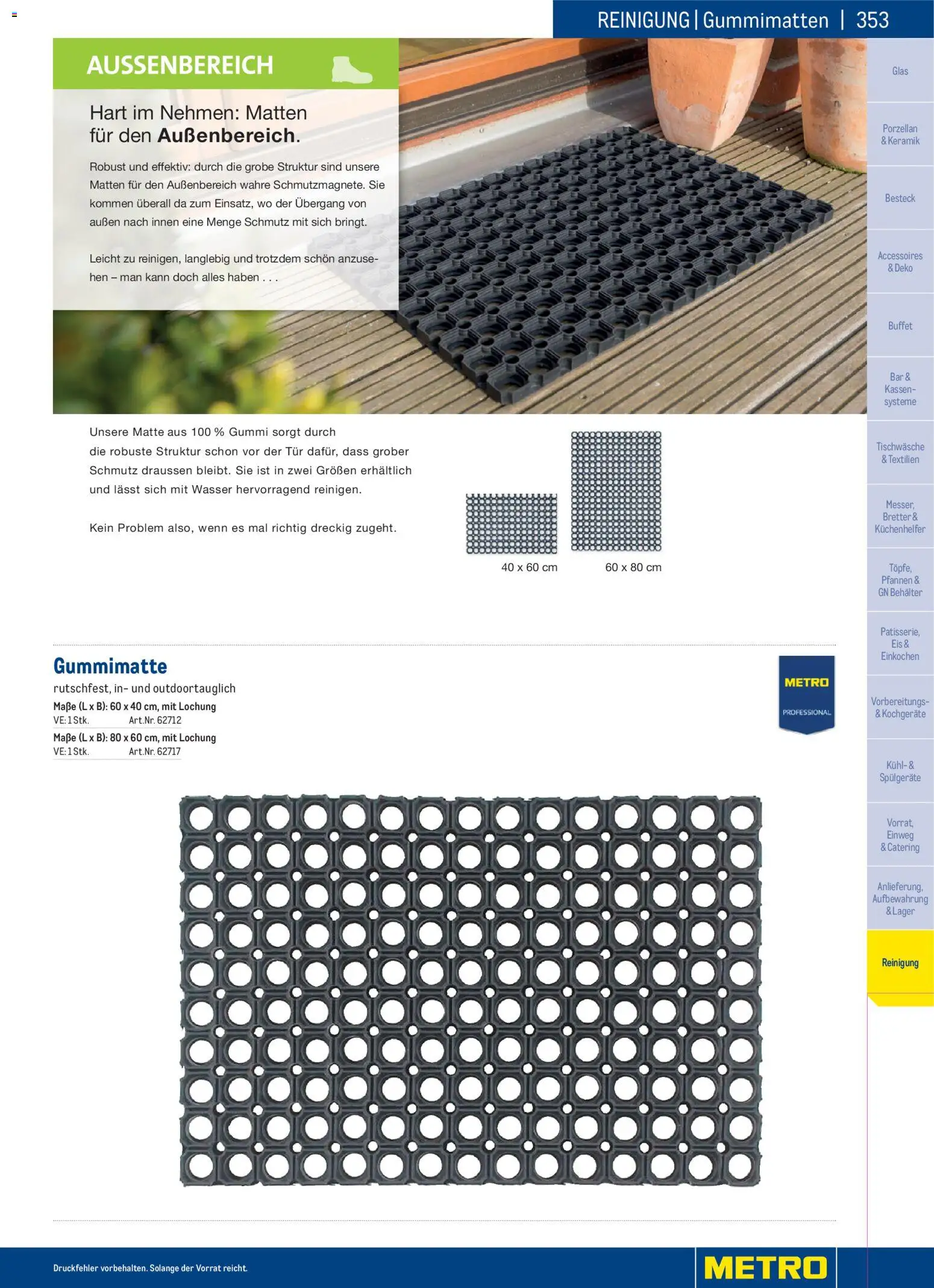 Metro angebote Gastro Non-Food Katalog gültig ab 01.01.2026 | Seite: 353 | Produkte: Eis, Wasser