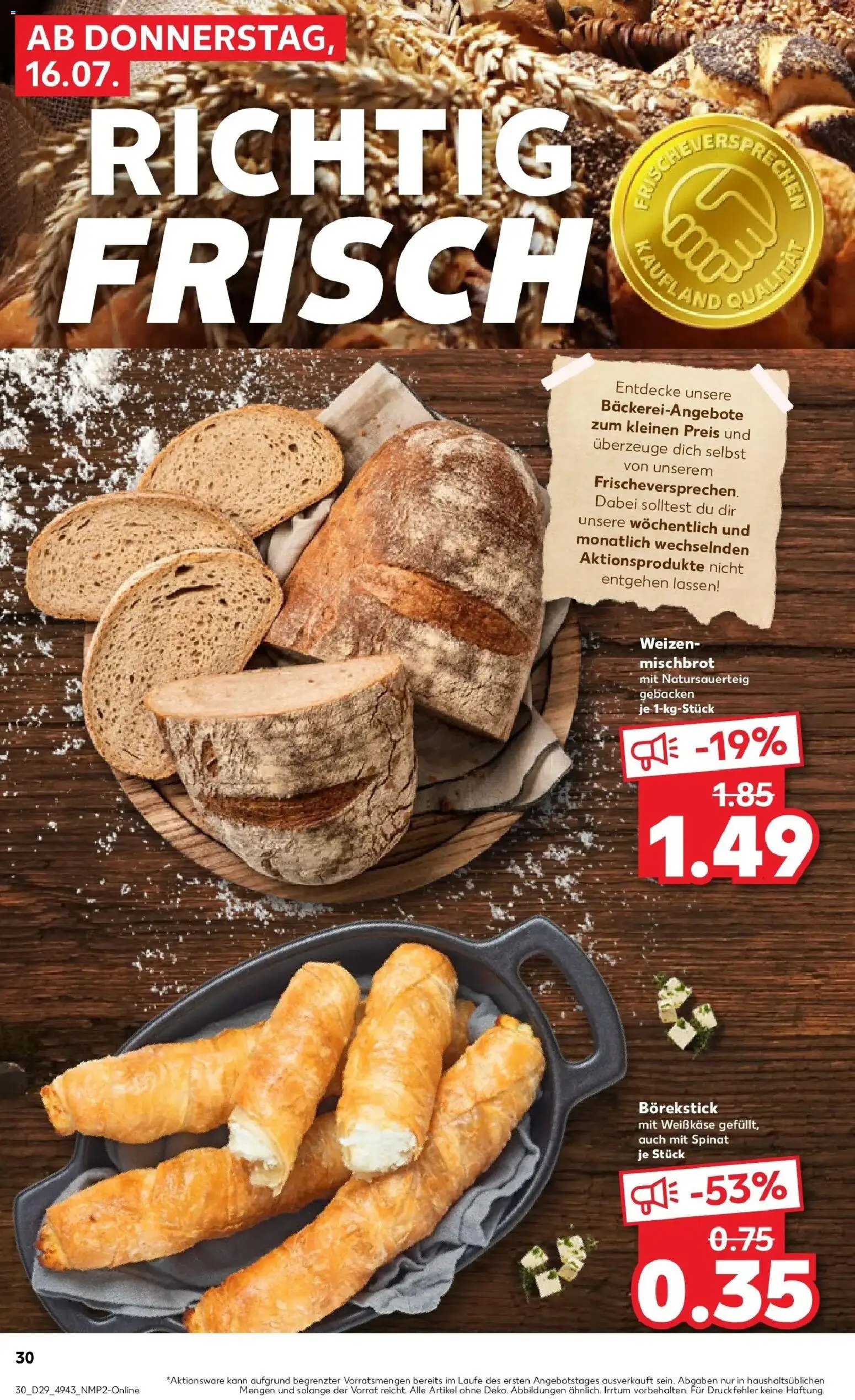 Kaufland Prospekt Kerpen – gültig ab 16.07.2026 | Seite: 30
