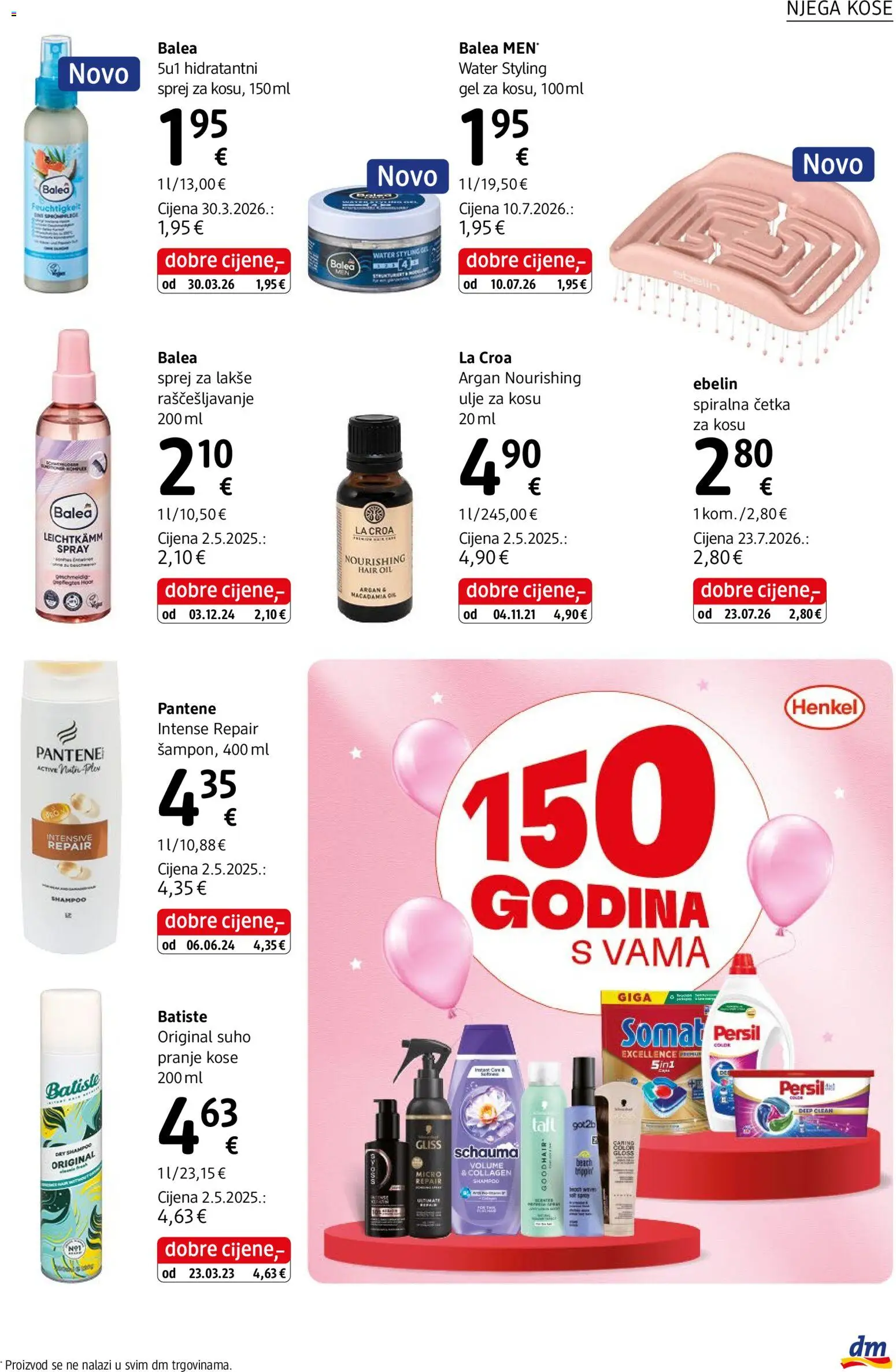 DM katalog | vrijedi od 01.10.2026 | Stranica: 31 | Proizvodi: Četka, Ulje, Somat, Persil