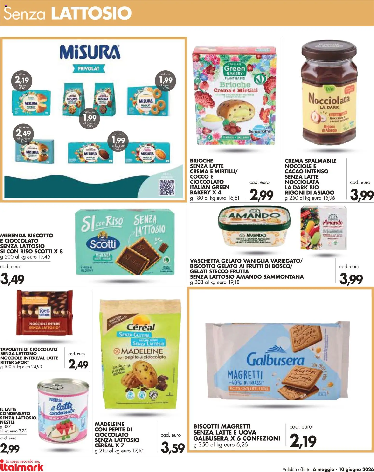 Volantino Italmark del 06.05.2026 | Pagina: 22 | Prodotti: Cioccolato, Riso, Cacao, Latte condensato