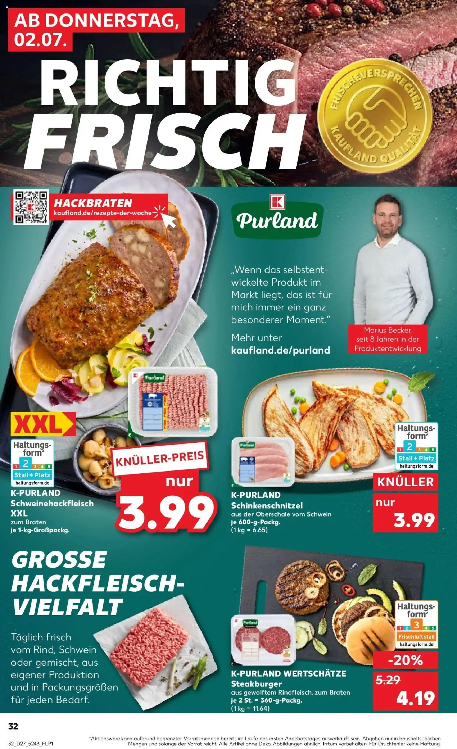 Kaufland Prospekt Alzey – gültig ab 29.06.2026 | Seite: 39 | Produkte: Hackfleisch