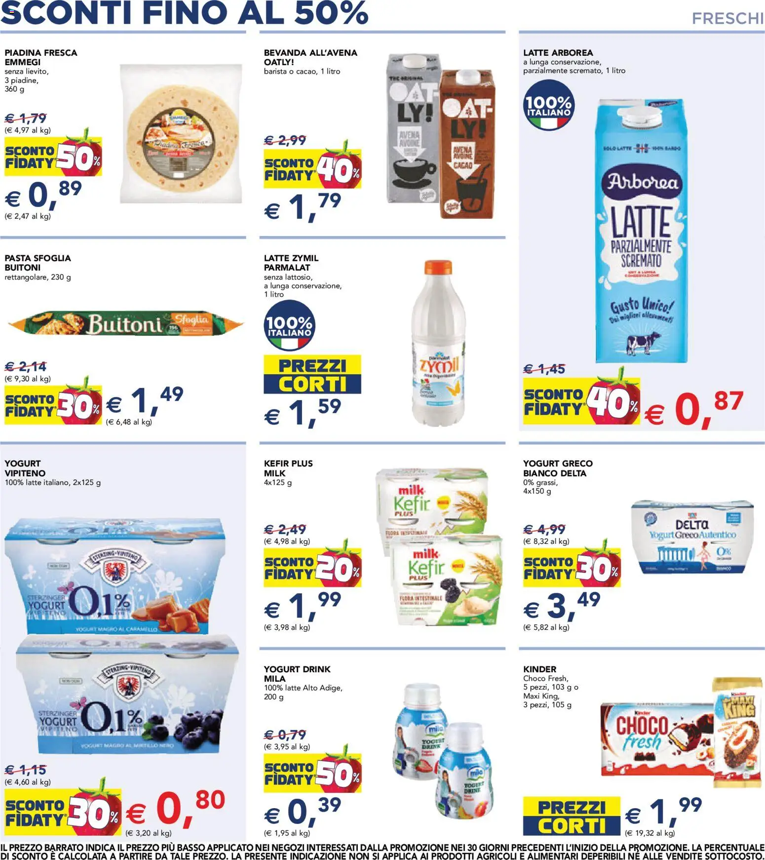 Volantino Esselunga S del 02/07/2026 | Pagina: 5 | Prodotti: Yogurt, Pasta sfoglia, Latte, Piadina