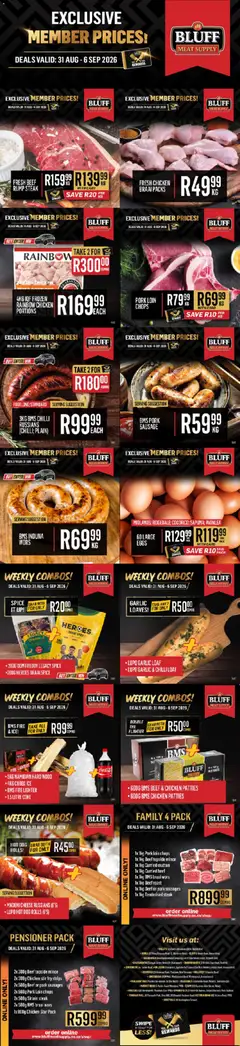 Bluff Meat Supply specials catalogue – valid from 31/08/2026