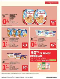 Auchan - Prévisualisation de SPAGHETTI FAÇON CARBONARA CHAMPIGNONS PTITE RECETTE NATURNES, SPAGHETTI FAÇON CARBONARA CHAMPIGNONS PTITE RECETTE NATURNES valide à partir de 01/09/2026 | Page: 21 | Produits: Patates douces, Spaghetti, Patate douce, Pommes