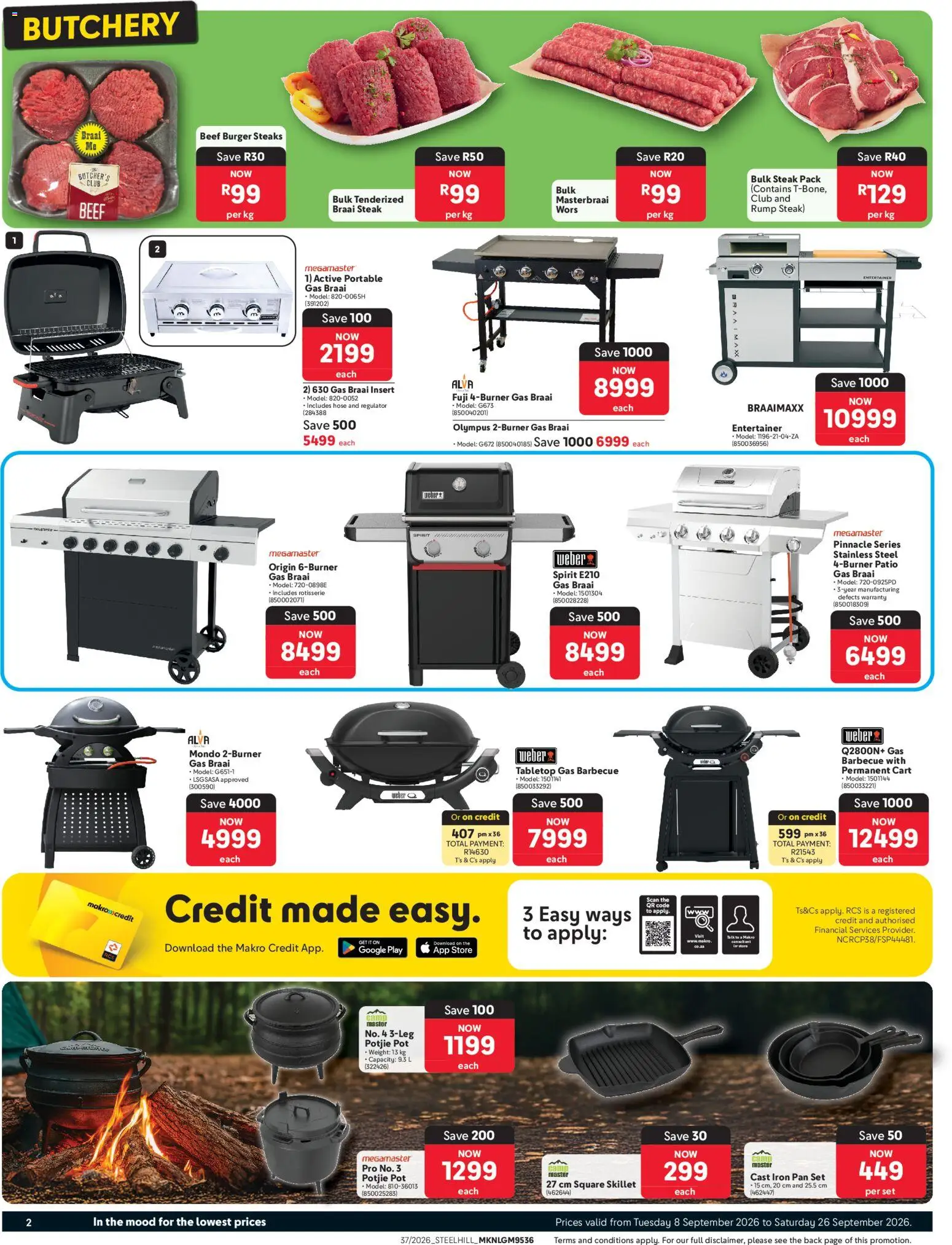 New Makro catalogue – valid from 08/09/2026 | Page: 2 | Products: Rump steak, Iron, Steak, Beef
