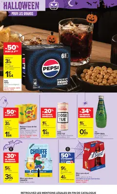 Carrefour - Prévisualisation de Boisson à base de thé LIPTON, Pêche, Framboise, Citron vert Menthe, Tropical ou Pêche sans sucres, 6 x 33 cl. valide à partir de 20/10/2026 | Page: 24