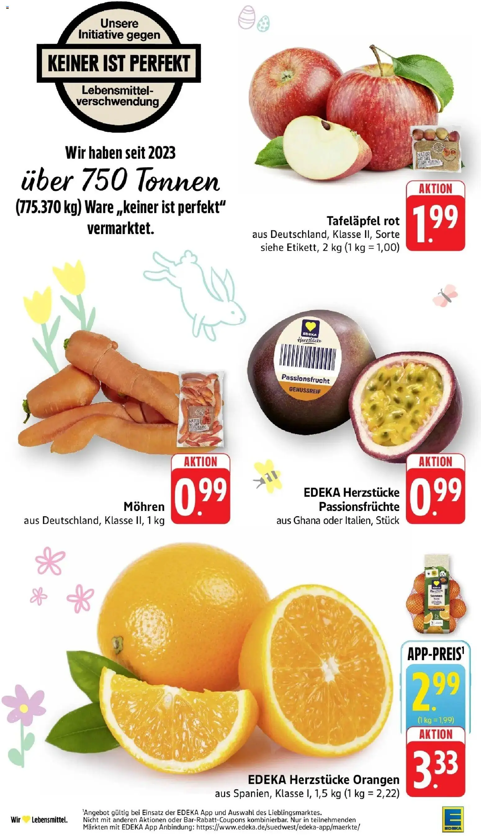 Edeka prospekt Bitburg	 – gültig ab 23.03.2026 | Seite: 6 | Produkte: Orangen, Mohren