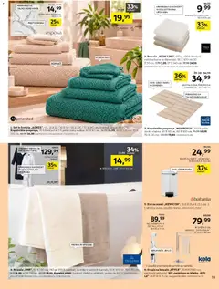 XXXL Lesnina katalog akcije – veljaven od 28.09.2026 | Stran: 19 | Izdelki: Kos, Preproga, Koš za smeti, Kopalni plasc