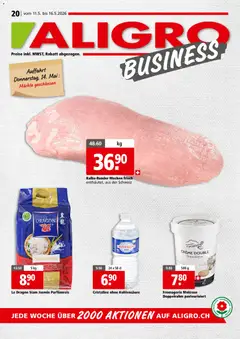 Aligro aktionen Business Chavannes, Matran, Genf, Sitten ab 11.05.2026 gültig