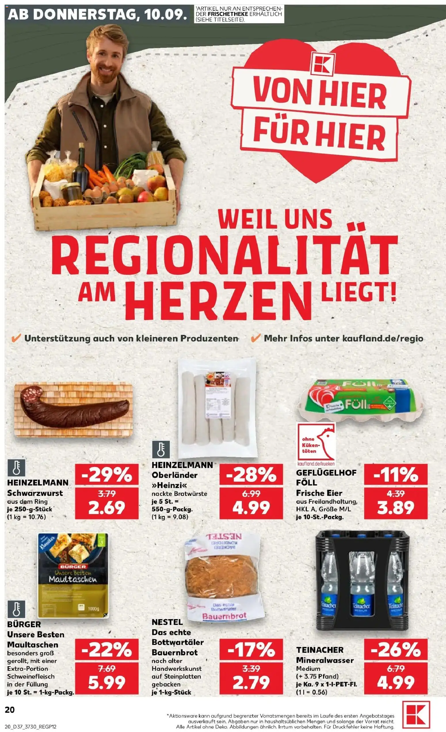 Prospekt Kaufland ab 10.09.2026 » Angebote Online zum Blättern | Seite: 20