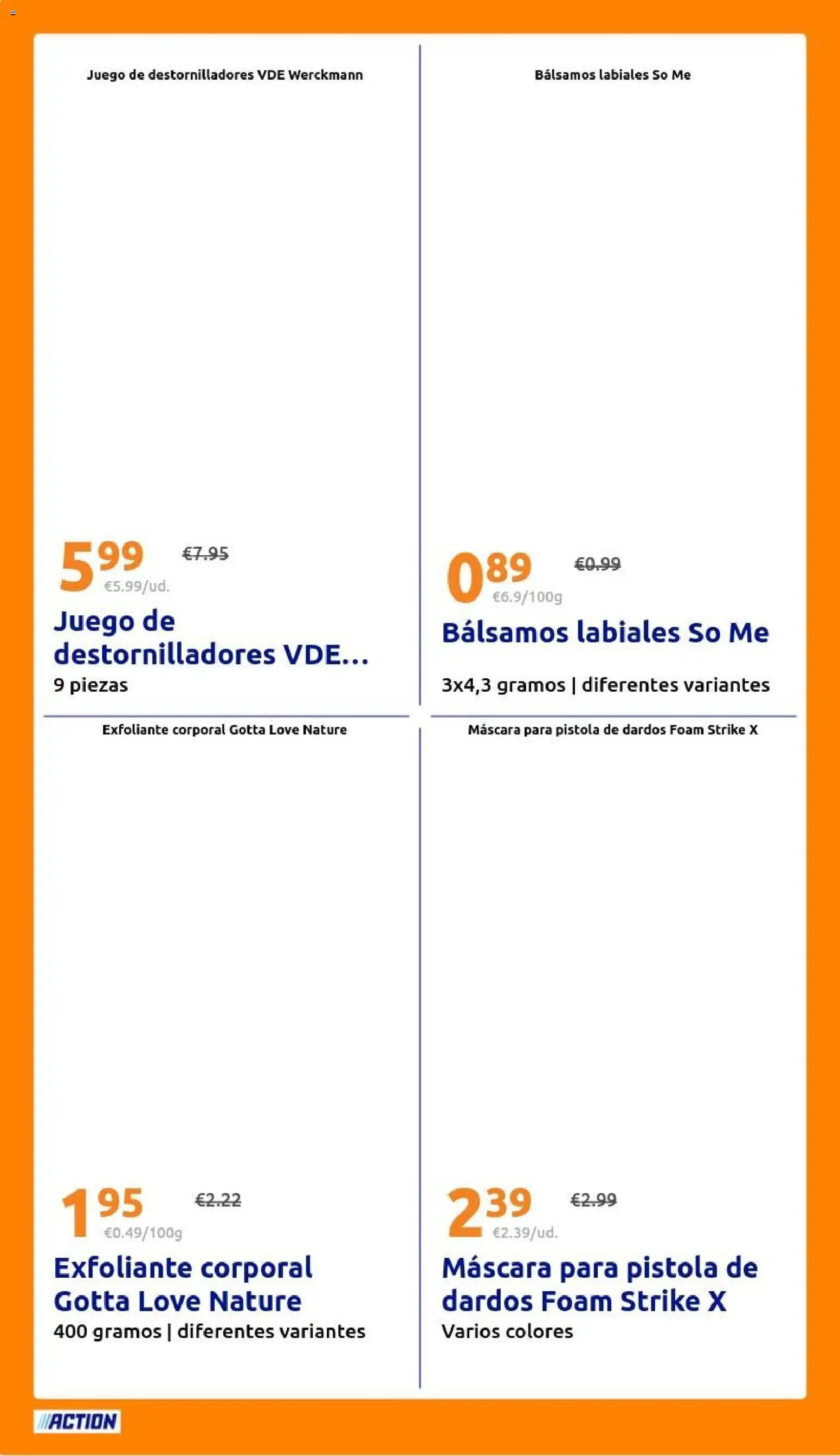Action folleto │ válido desde el 12/08/2026 | Página: 22 | Productos: Máscara, Exfoliante, Exfoliante corporal
