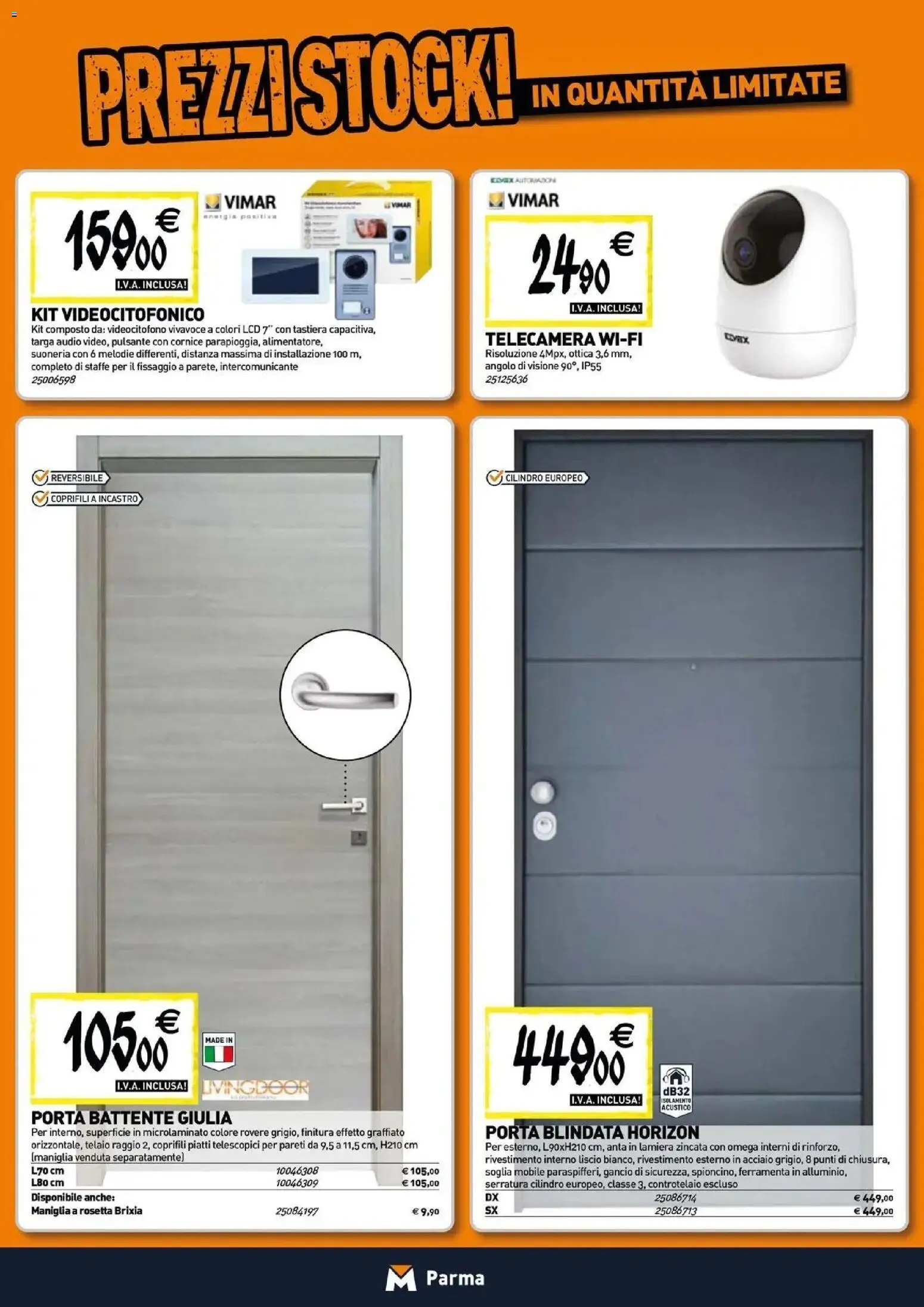 Nuovo TECNOMAT catalogo Parma dal 27/08/2026 > offerte anteprima 🛍️ | Pagina: 10 | Prodotti: Mobile, Porta, Piatti, Omega