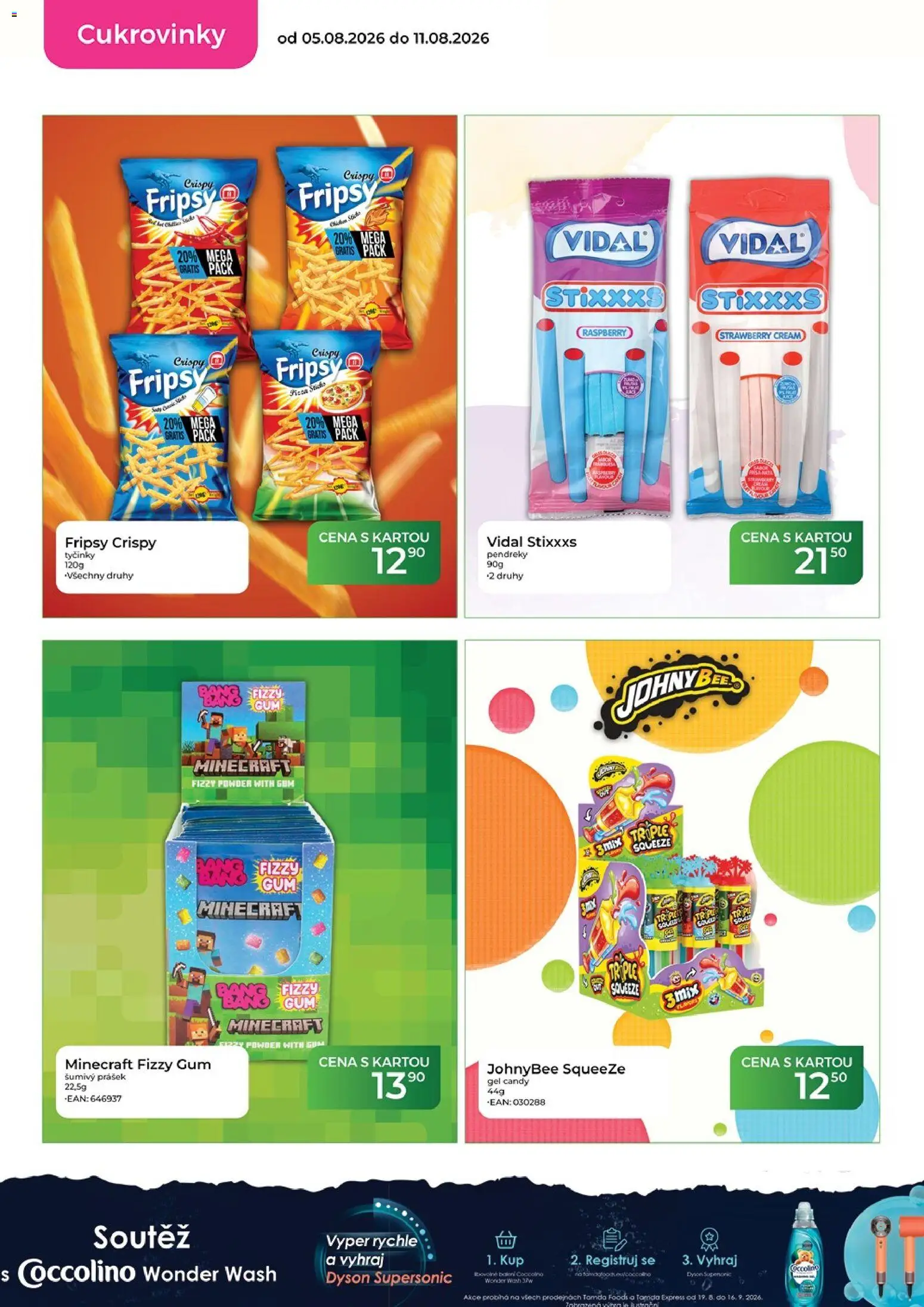 Tamda Foods leták od 05.08.2026 | Strana: 30 | Produkty: Tyčinky, Coccolino, Cukrovinky