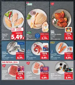Pileći file, od prsa, 1 kg, MPC 2.5.2025-8,89 € - Pregled kataloga iz trgovine Kaufland, vrijedi od 27.05.2026 | Stranica: 5