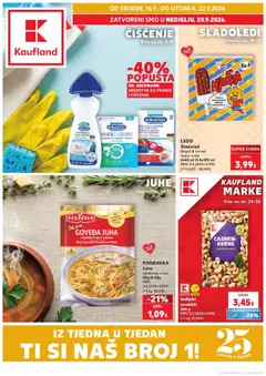 Kaufland HR akciós újság - amely érvényes a következő dátumtól: 2026.09.16.