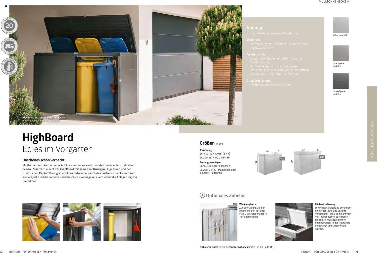 Dehner  Biohort – Metall für Garten & Terrasse gültig ab 05.01.2026 | Seite: 37 | Produkte: Müllsäcke