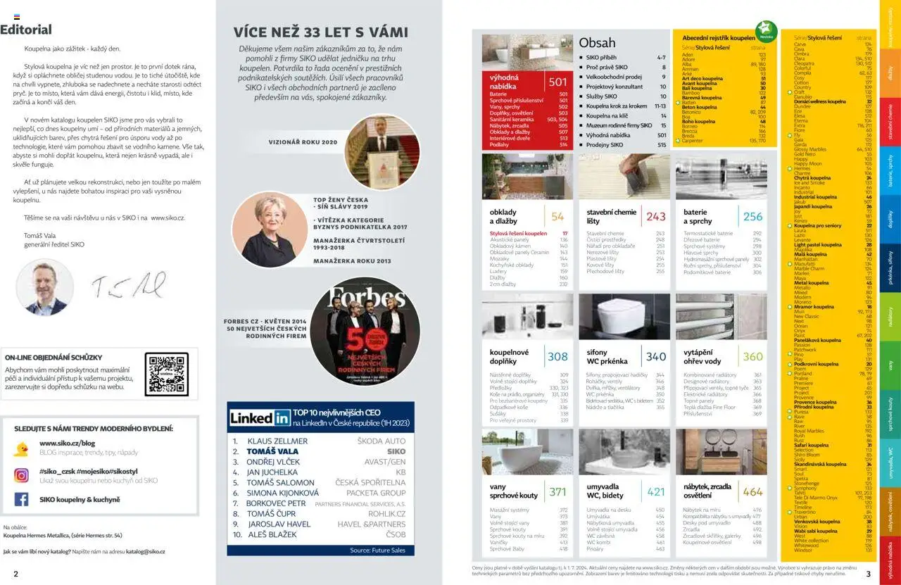 Siko koupelny katalog Koupelny 2025/2026 od 14.10.2025 | Strana: 2 | Produkty: Interiérové dveře, Wc, Baterie, Koupelna
