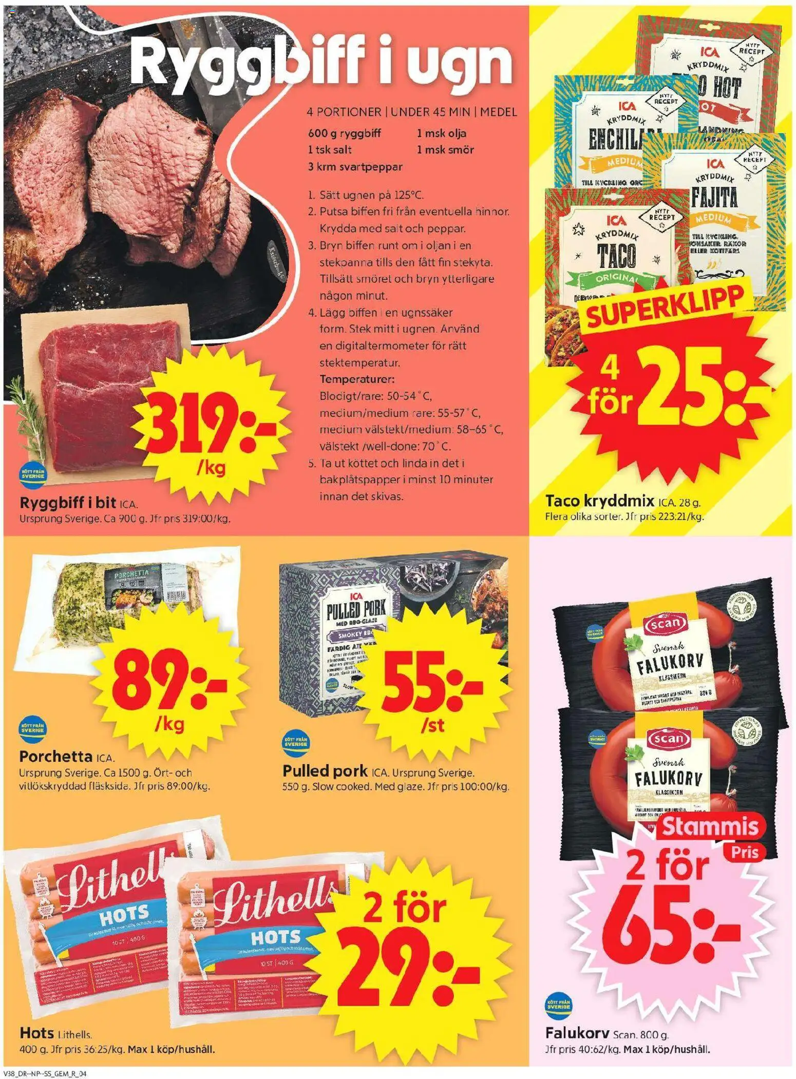 ICA Supermarket reklamblad aktuell från 14/09/2026 | Sida: 4