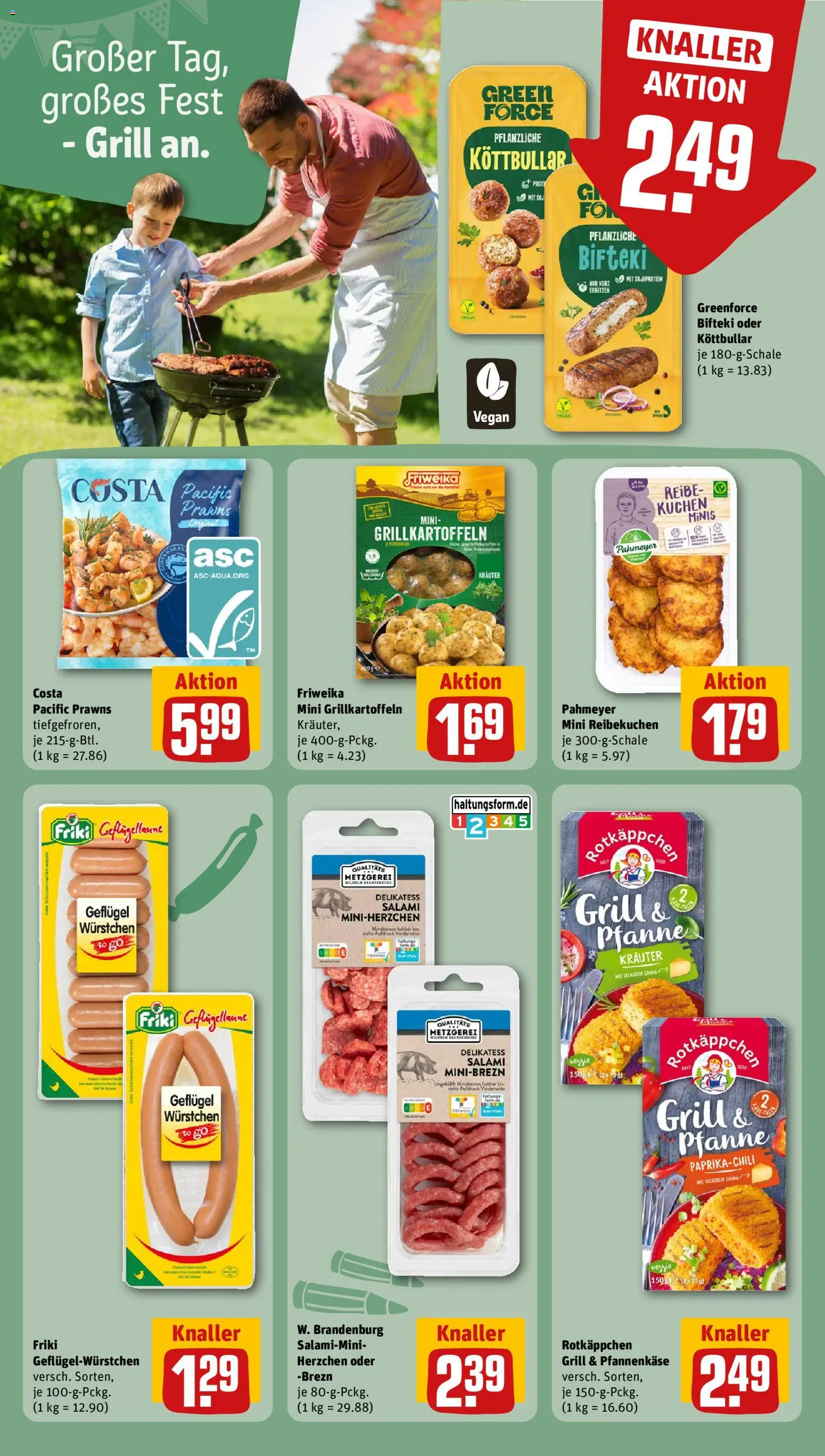 Rewe Prospekt – gültig ab 17.08.2026 | Seite: 15 | Produkte: Grill, Rotkäppchen, Salami, Kuchen