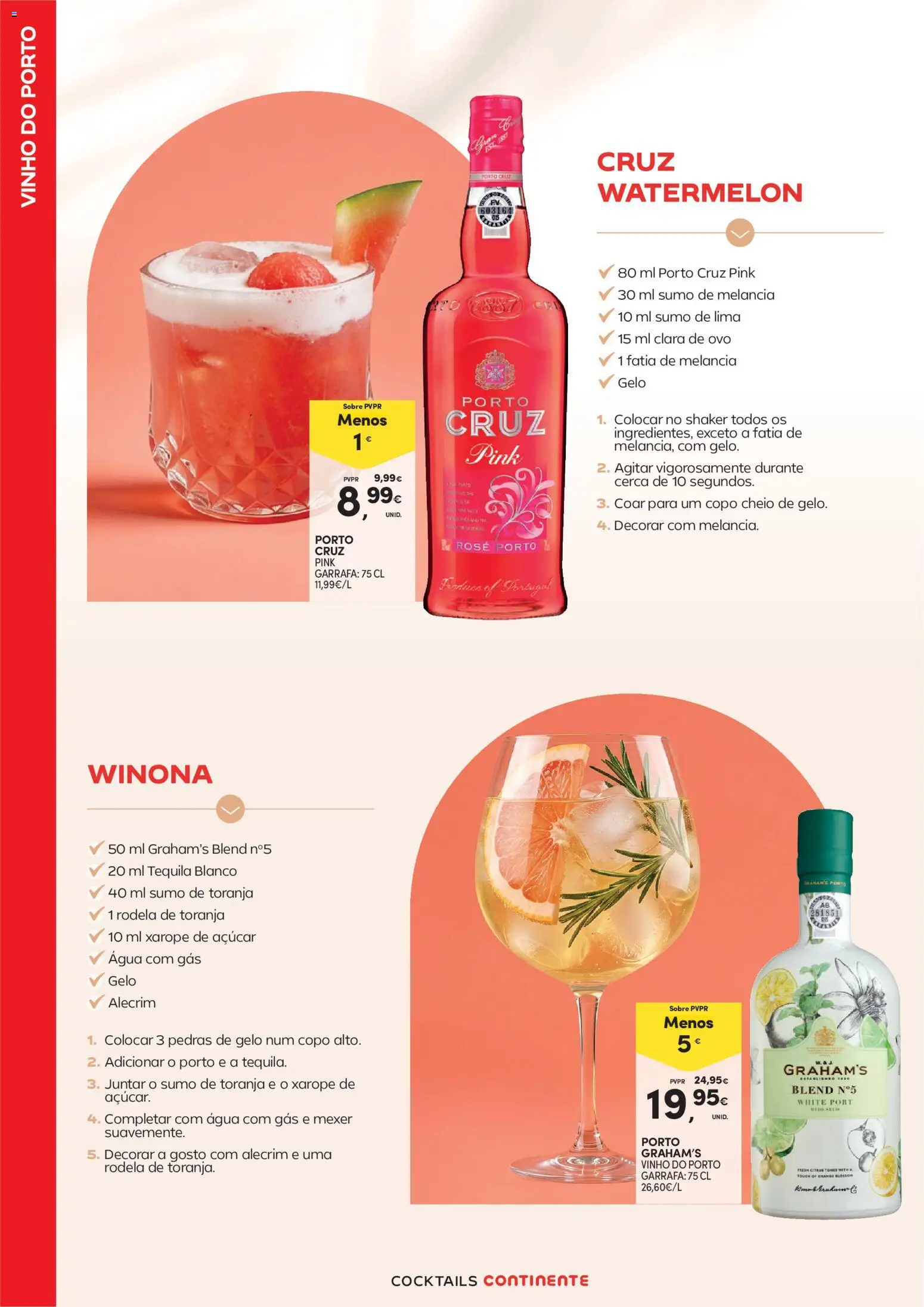 Continente - Cocktails │ válido de 14/07/2026 | Página: 10 | Produtos: Agua, Sumo, Açúcar, Cocktails