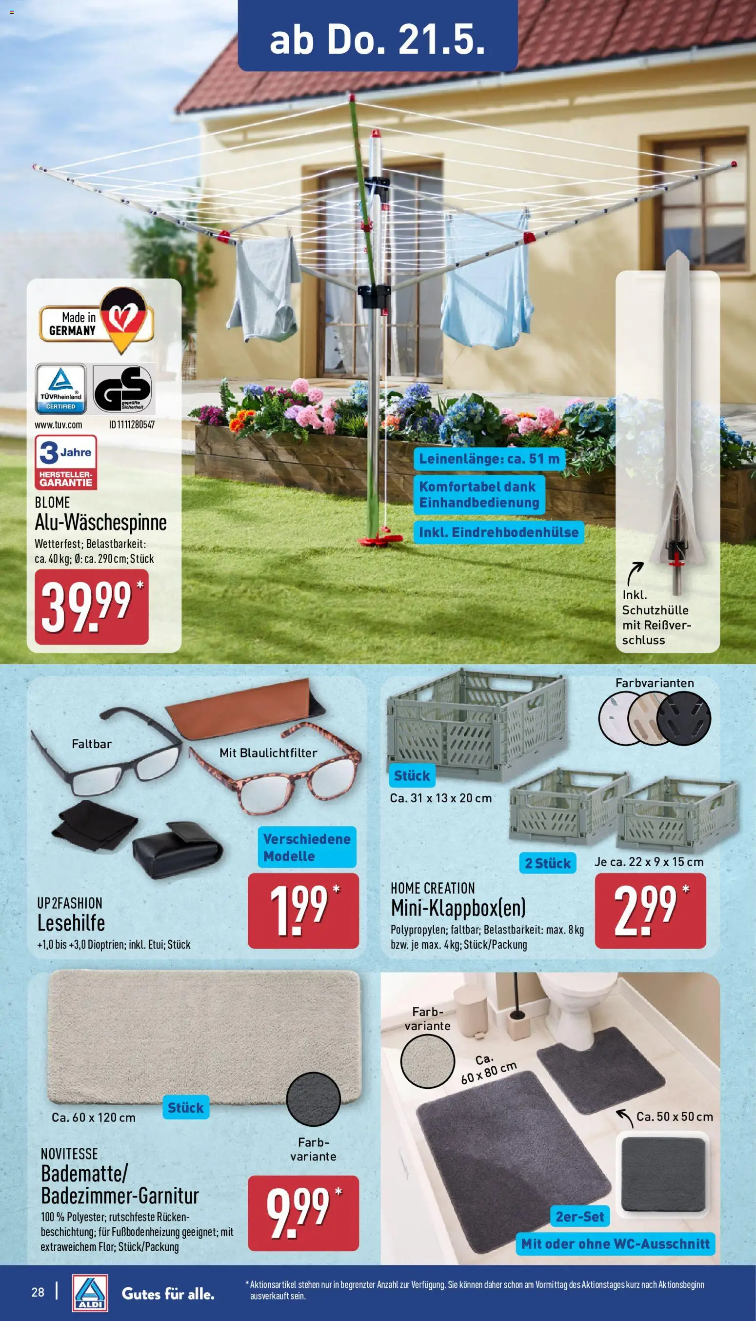 Aldi Prospekt 	 – gültig ab 18.05.2026 | Seite: 28