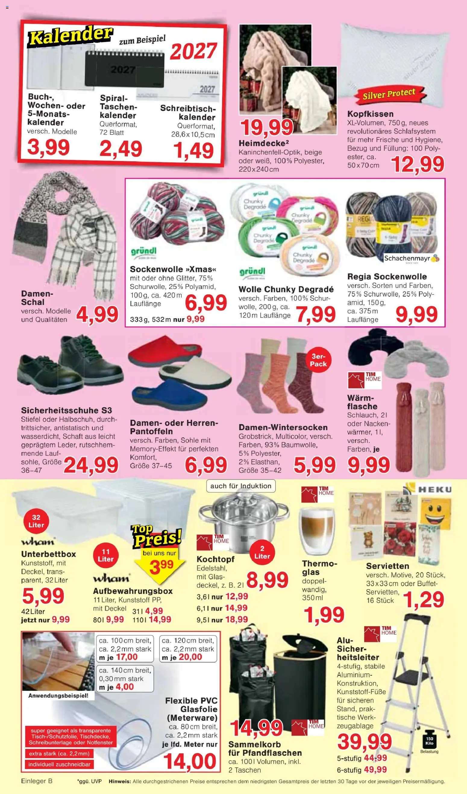Jawoll Prospekt – gültig ab 02.11.2026 | Seite: 6 | Produkte: Taschen, Kopfkissen, Stiefel, Schal