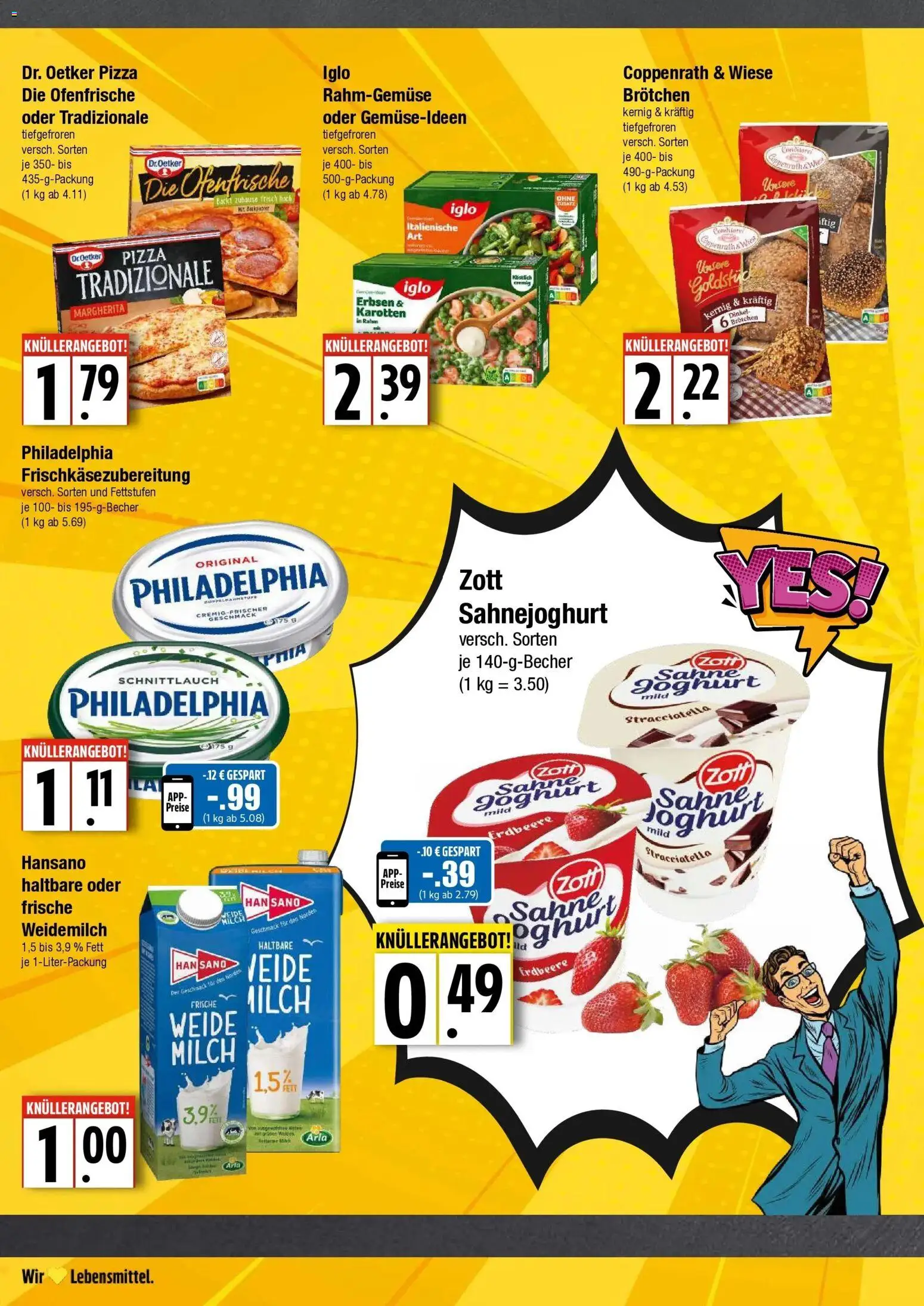 Edeka Prospekt Hamburg (ab 21.09.2026) » Angebote Online | Seite: 6 | Produkte: Philadelphia, Ofenfrische, Pizza, Sahne