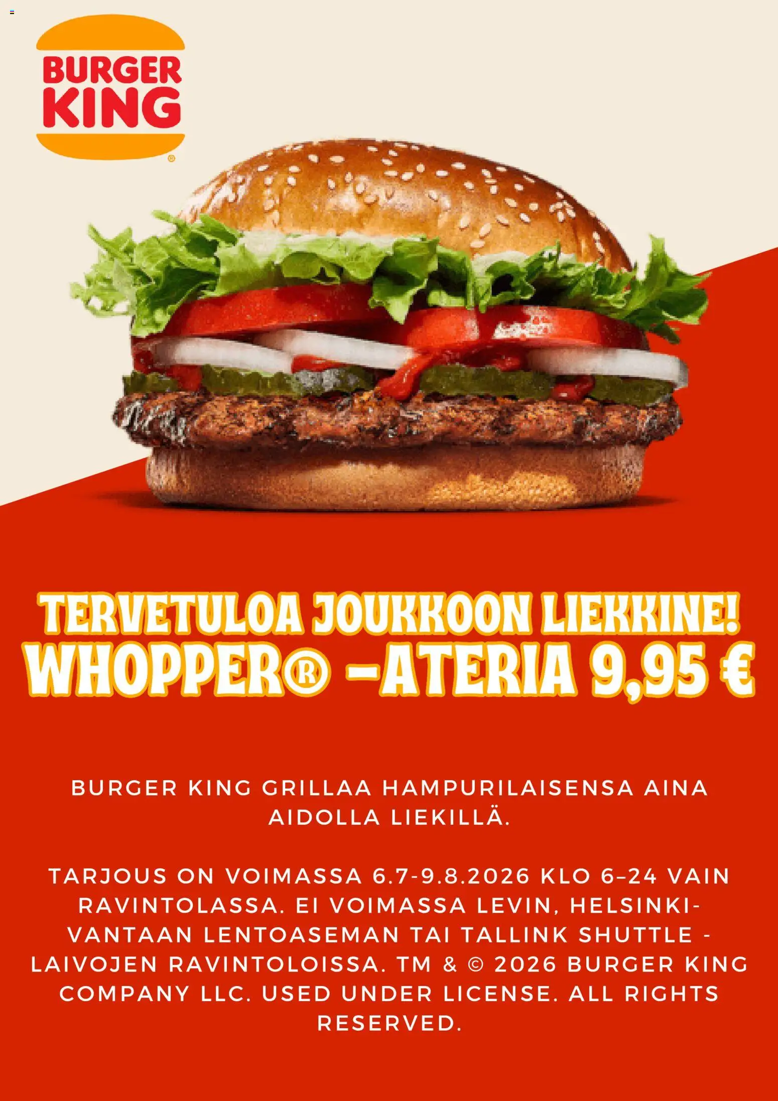 Burger King tarjoukset – voimassa 14/07/2026 alkaen | Sivu: 2