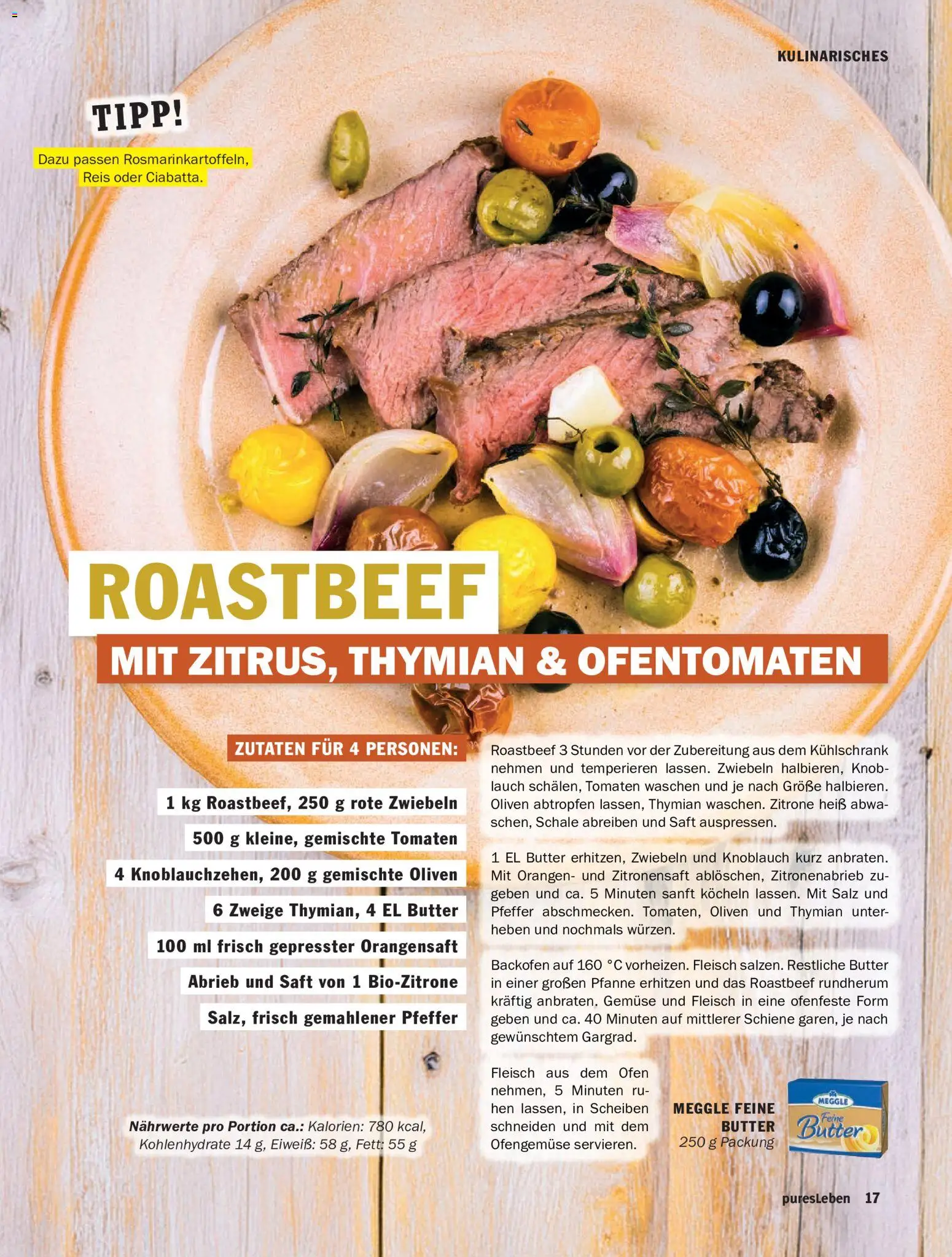 HIT pures Leben 03/2026 – gültig ab 01.07.2026 | Seite: 17 | Produkte: Butter, Tomaten, Zwiebeln, Knoblauch