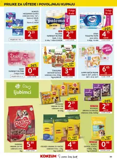 PEDIGREE HRANA ZA PSE, odabrane vrste, 4x100g - Pregled kataloga iz trgovine Konzum, vrijedi od 06.05.2026 | Stranica: 39 | Proizvodi: Whiskas, Role, Toaletni papir, Čokolino